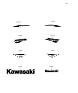 KAWASAKI, KSF90BPFNN 2023,KSF90BRFNN 2024, DECALS(GREEN)