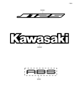 KAWASAKI, SC125BGFA 2016,SC125BGF 2016, DECALS(BLACK)